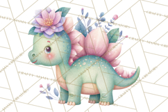 Dinosaur Clipart, Dino Nursery Art PNG Product Image 3