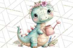 Dinosaur Clipart, Dino Nursery Art PNG Product Image 3