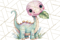 Dinosaur Clipart, Dino Nursery Art PNG Product Image 2