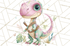 Dinosaur Clipart, Dino Nursery Art PNG Product Image 3