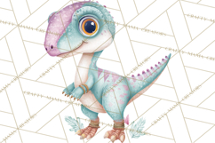 Dinosaur Clipart, Dino Nursery Art PNG Product Image 4