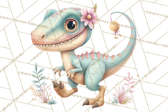 Dinosaur Clipart, Dino Nursery Art PNG Product Image 2