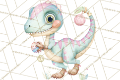 Dinosaur Clipart, Dino Nursery Art PNG Product Image 3