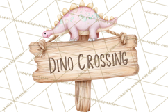 Dinosaur Clipart, Dino Nursery Art PNG Product Image 2