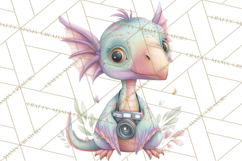 Dinosaur Clipart, Dino Nursery Art PNG Product Image 4