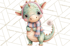 Dinosaur Clipart, Dino Nursery Art PNG Product Image 4