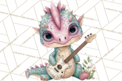Dinosaur Clipart, Dino Nursery Art PNG Product Image 2