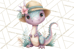 Dinosaur Clipart, Dino Nursery Art PNG Product Image 2