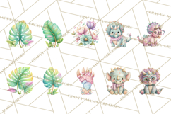 Dinosaur Clipart, Dino Nursery Art PNG Product Image 5