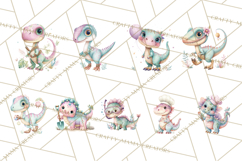 Dinosaur Clipart, Dino Nursery Art PNG Product Image 6