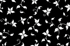Monochrome Leaves Pattern Background Product Image 1