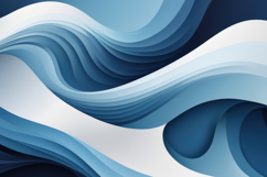 Abstract Blue Waves Background Product Image 1