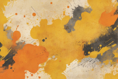 Paint Splatter Abstract Orange Background Product Image 1
