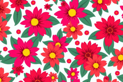 Red Flower Petals Background Product Image 1