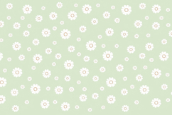 Delicate Daisy Scatter Pattern Background Product Image 1