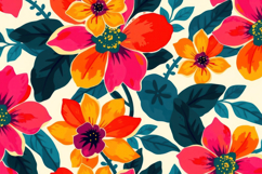 Bold Artistic Floral Bloom Background Product Image 1