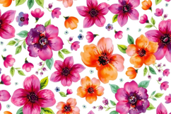 Bold Watercolor Floral Splash Background Product Image 1