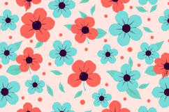 Minimalist Floral Pattern Background Product Image 1