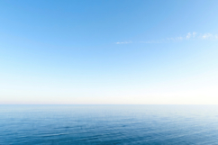 Vast Blue Sky and Ocean Horizon Background Product Image 1