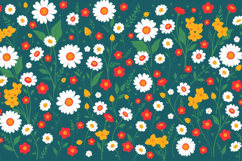 Summer Wildflower Field Background Product Image 1