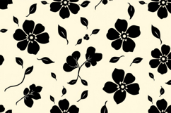 Black and White Flower Background Product Image 1