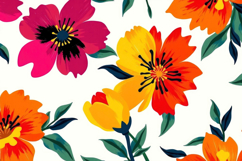 Vibrant Floral Seamless Background Product Image 1