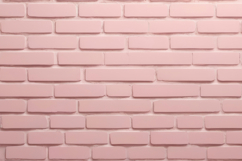 Pink Brick Wall Textured Surface Background Product Image 1