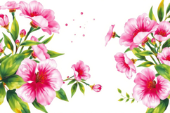 Pink Cosmos Flowers Background Product Image 1