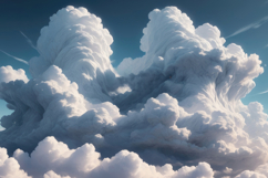 Giant Fluffy Clouds Background Product Image 1