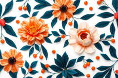 Blooming Floral Pattern Background Product Image 1