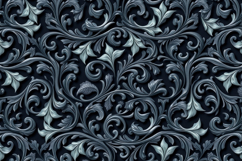 Elaborate Floral Carving Pattern Background Product Image 1