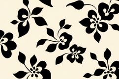 Black and White Floral Background Product Image 1