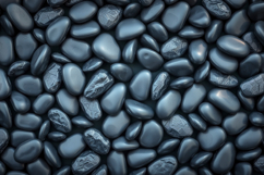 Glossy Dark River Rocks Texture Background Product Image 1