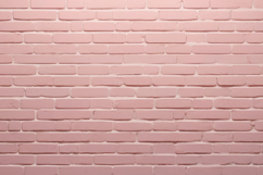 Pastel Pink Brickwork Wall Surface Background Product Image 1