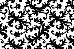 Ornate Floral Swirls Pattern Background Product Image 1