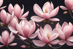 Beautiful Pink Magnolia Background Product Image 1