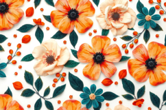 Summer Blossom Meadow Background Product Image 1