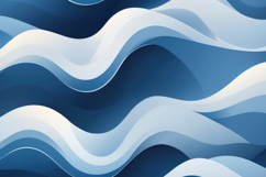 Blue White Wavy Abstract Background Product Image 1