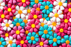 Pastel Tone 3D Daisy Flower Background Product Image 1
