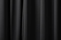 Plain Black Fabric Drapes background Product Image 1