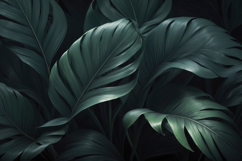 Lush Dark Tropical Foliage background Product Image 1