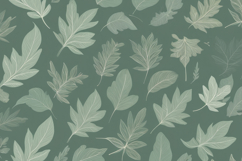 Sage Green Foliage Leaf Nature Botanical Background Product Image 1