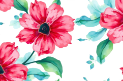 Large Watercolor Floral Bloom Background Product Image 1