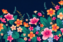 Colorful Floral Background Product Image 1
