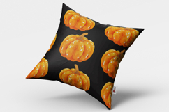 Minimal Pumpkins Seamless Pattern Design and Digital Paper Product Image 2
