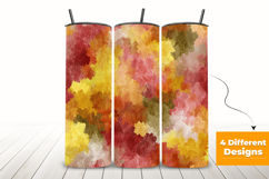 Grunge Fall Watercolor Seamless Pattern and Digital Paper Product Image 3