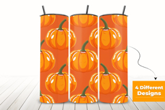 Minimal Pumpkins Seamless Pattern Design and Digital Paper Product Image 3