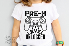 Pre Kinder Level Unlocked SVG - Back To School Gamer PNG Product Image 5