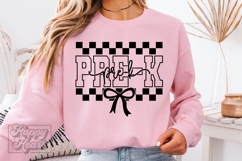 Pre Kinder Teacher Shirt SVG PNG - Back To School Pre K Era Product Image 5