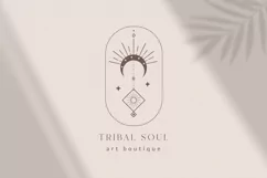 Premade Tribal Soul Brand Logo Design. Blog. Social Media. Product Image 4